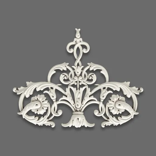 NPU-157 Ornate bell flower bouquet appliques