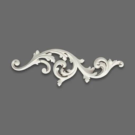 NPU-158R Floral scrolls moulded wall decor