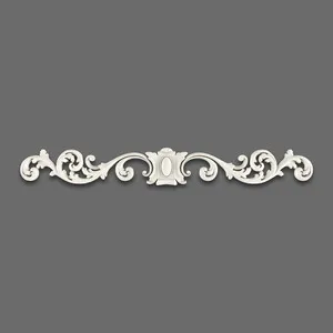 Long scroll cartouche onlay for cabinets polyurethane Long scroll cartouche onlay for cabinets polyurethane