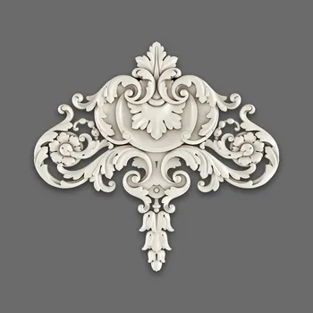Wall Topper - Antique openwork onlay Polyurethane