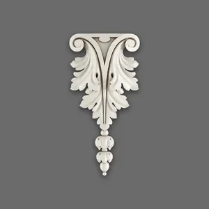 Classical acanthus leaf drop onlay for walls Classical acanthus leaf drop onlay for walls