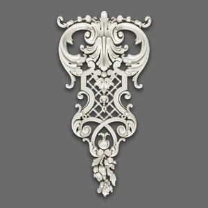 French wall floral applique