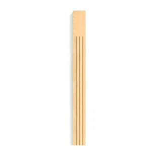 Decorative fluted pilaster from solid wood Decorative fluted pilaster from solid wood