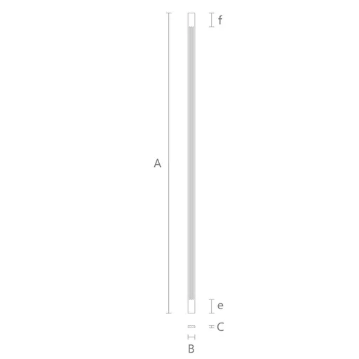 handcrafted wooden pilaster