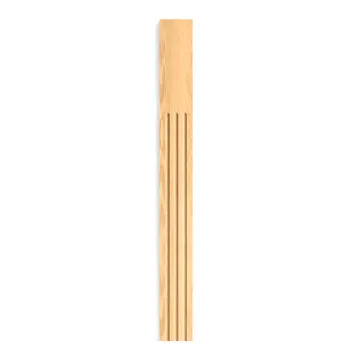 Wooden reeded pilaster for interiors Classic Wooden reeded pilaster for interiors Classic