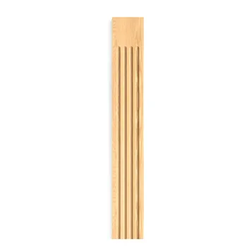 Hardwood fluted pilaster, Decorative wall pilaster