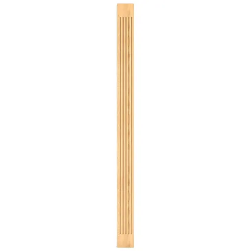 oak fluted pilaster is made in the canonical Classic style
