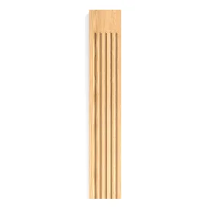 PLM-019 wooden pilaster in the wonderful Classic style with carved flutes - 1