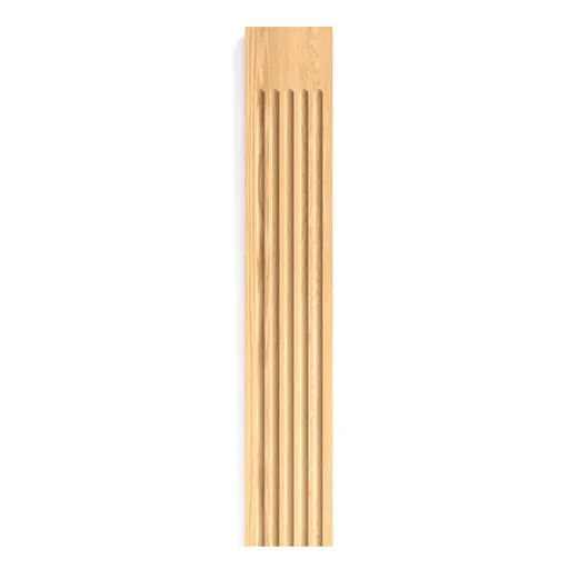 PLM-019 wooden pilaster in the wonderful Classic style with carved flutes - 1