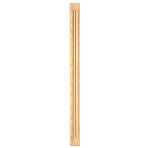 PLM-019 Decorative wide pilaster from solid wood