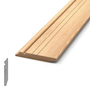 Wooden skirting board Carved 