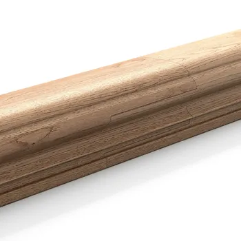 Carved mid-western handrail for stairs