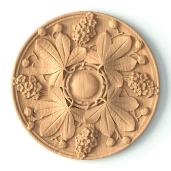 Victorian Decorative Rosettes with Chestnut Leaves Victorian Decorative Rosettes with Chestnut Leaves