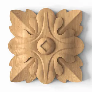 Carved rosette with acanthus leaf Classic