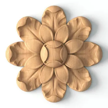 Decorative Rosette Onlay Flower
