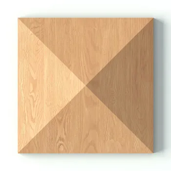 Square wooden rosettes pyramid modern Square wooden rosettes pyramid modern