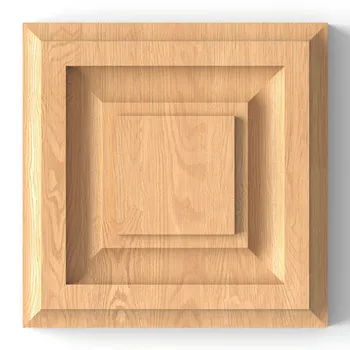 Square wooden rosettes Minimalist Square wooden rosettes Minimalist