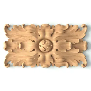 Decorative rosettes rectangular with Acanthus leaf Decorative rosettes rectangular with Acanthus leaf