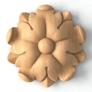 Small carved rosette floral Classic Step into a realm of timeless beauty with our small carved rosette, meticulously designed to embody ..