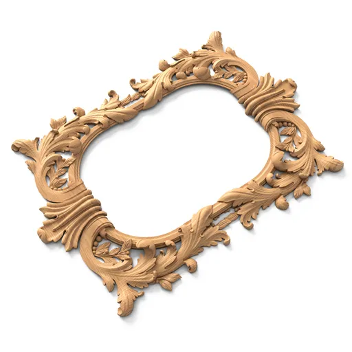 Ornate floral frame