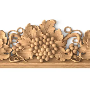 Handcrafted ornate wood moulding mirror frame