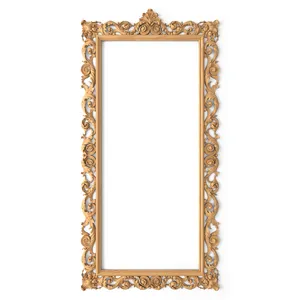 wooden ornate frame for vintage mirrors