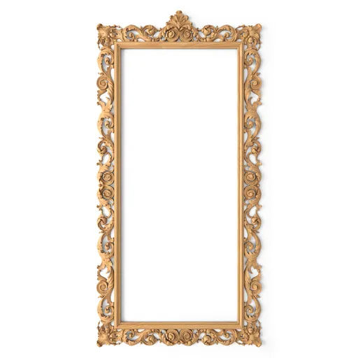 wooden ornate frame for vintage mirrors
