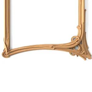 Hand carved frame mirror