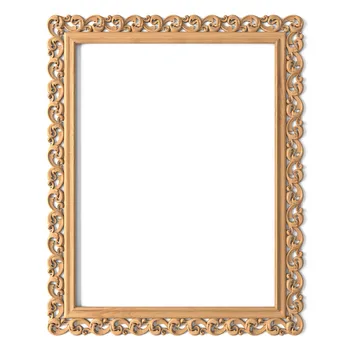 Victorian wooden frame mirror, Hand carved frame