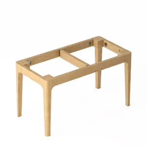 Scandinavian wooden bench furniture frame