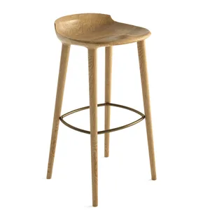 Mid-century modern furniture bar stool oak