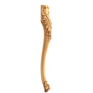 Cabriole Queen Anne table legs with acanthus leaf
