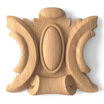 Antique Style Cartouche, Decorative Cartouche Onlay