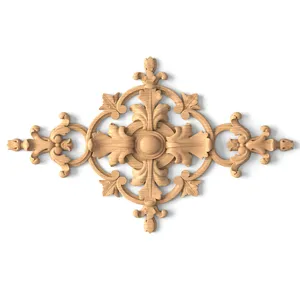 Pierced Classic Floral Center Onlay with Rosette