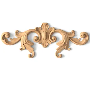 Victorian Scroll Wood Pediment
