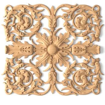 Carved Interior Decor, Antique Scroll Applique