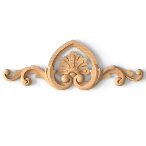 Small Classic Palmette Pediment with Scrolls
