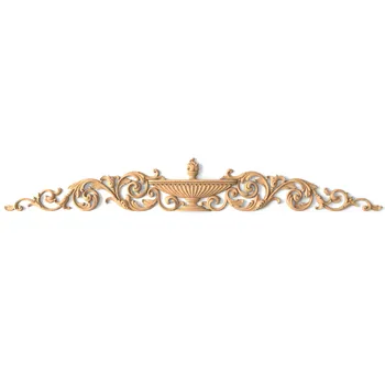 Neoclassical Wooden Pediment with Urn Motif