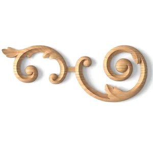 Delicate Openwork Wood Scroll Onlay, left
&nbsp;