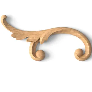 Graceful Acanthus Leaf Scroll Wood Onlay,&nbsp;Left
&nbsp;