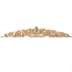 Extra Long Classic Floral Scroll Pediment
&nbsp;