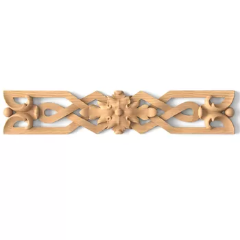 Unique wooden wall appliques for doors