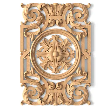 Carved Doors Decor, Openwork Wooden Onlay