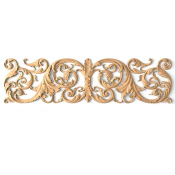 Large Oak Center Applique with Acanthus Leaves