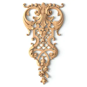 Custom hardwood horizontal floral drop with flowers