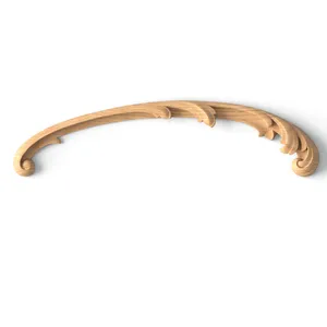 small corner decorative leaf wood applique classical style