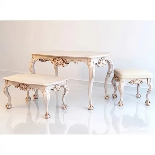 Chippendale furniture leg in the interior