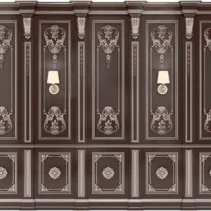 oak flower carving applique baroque style