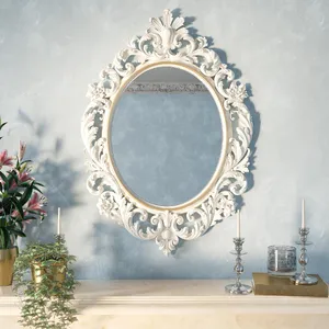Wood Ornate Frame with flowers, acanthus leaves, foliage, and scrolls - 1