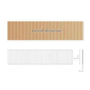 K-097 fluted moulding vertical modern style for interiors